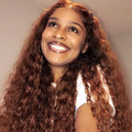 OUTLET I Cinnamon Brown Color Deep Wave Lace Wig