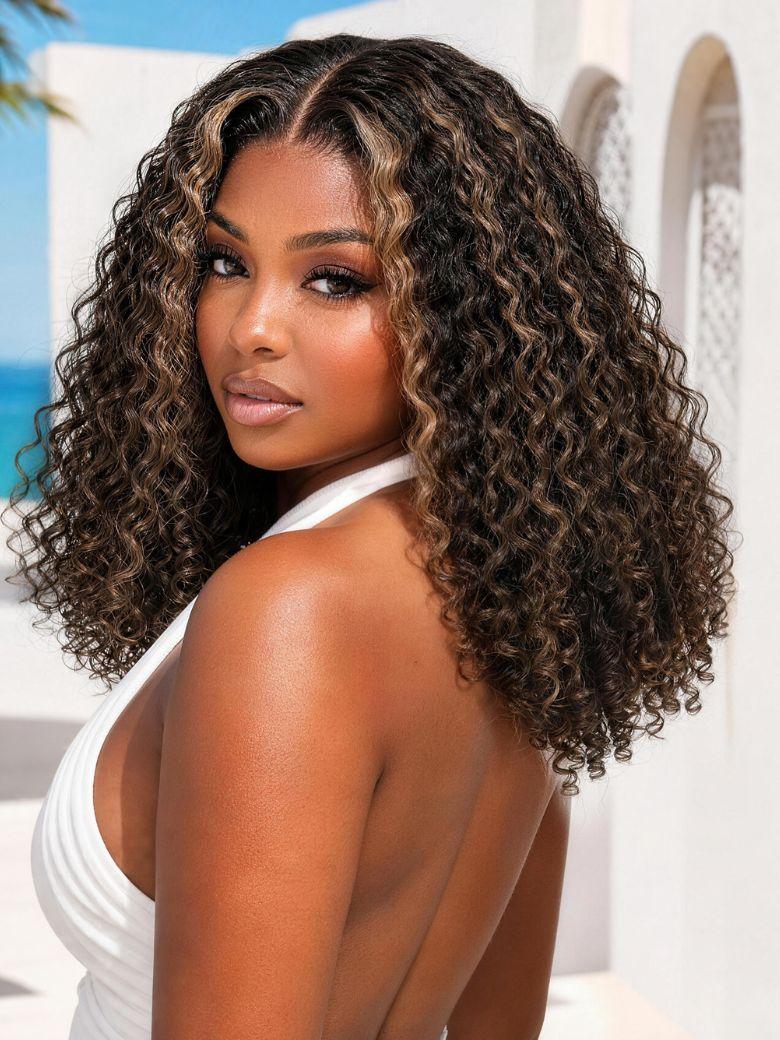 UNice Natural Deep Wave Wig Bye-Bye Slip™ 7×5 Lace Closure Glueless Everyday Easy Wear Natural Texture Effortless Styling
