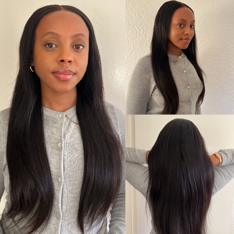 [thandolwethulmajola]'s Special Link PreMax Wigs | Ready to Wear Silk Straight Glueless 13x4 Frontal Lace Wig 100% Human Hair
