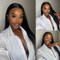 [nottsndelu]'s Special Link NatureMAX™ 180% Density Silky Straight Glueless Ear-to-ear 13x4 HD Lace Front Wig Pre-Cut Lace Flexi-Fit Drawstring Cap