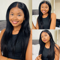 [linda_mbokazi]'s Special Link PreMax Wigs - Flexi-Fit Silky Straight Invisi Drawstring Cap & HD Lace & Regular Lace Glueless 13x4 Frontal Lace Human Hair Wig Pre-Cut Lace