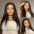 [ohstha__]'s Special Link NatureMAX™ 180% Density Silky Straight Glueless Ear-to-ear 13x4 HD Lace Front Wig Pre-Cut Lace Flexi-Fit Drawstring Cap