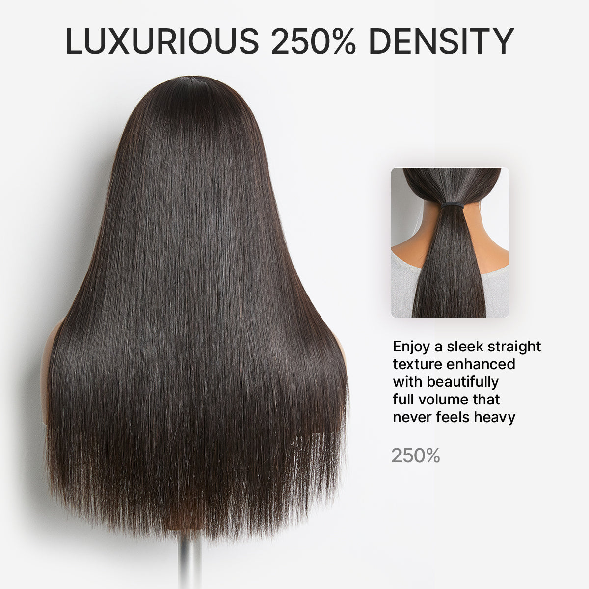 special I MyOwn-Fit™ PartingMax Glueless Personalized Comfort Wig 180% Density Regular Cap/ 250% Density Drawstring Cap Bone Straight with Baby Hair 7x6 Closure HD Lace Wig Pre Cut & Plucked & Bleached Ready to Go