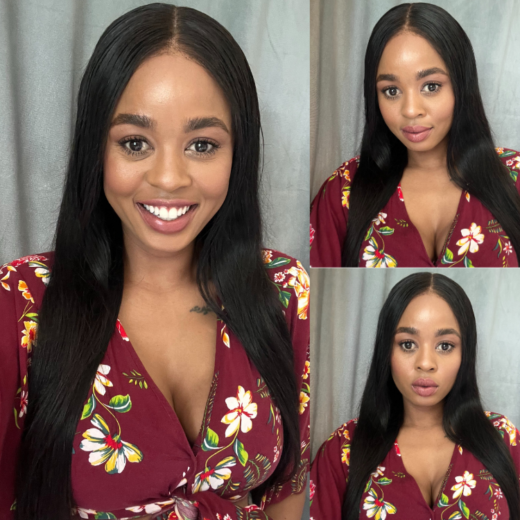 [ginatheguest]'s Special Link NatureMAX™ 180% Density Silky Straight Glueless Ear-to-ear 13x4 HD Lace Front Wig Pre-Cut Lace Flexi-Fit Drawstring Cap