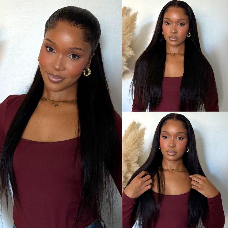 [_petunia_k]'s Special Link NatureMAX™ Pre-do Lagos Hairline Flexi Fit Invisi Drawstring Cap Silky Straight Glueless 13x4 Frontal HD Lace Wig Pre-Cut Lace