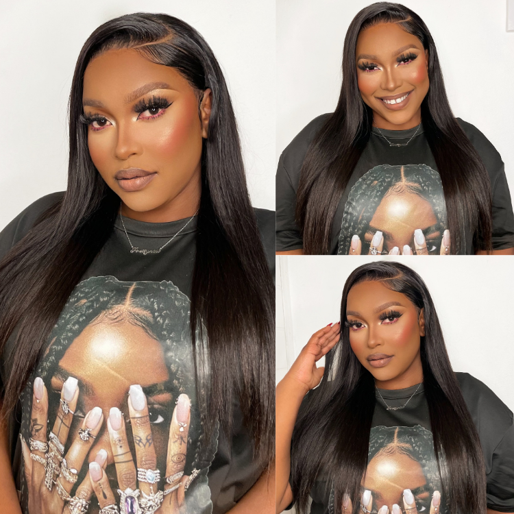 [nokuthula_prettynox]'s SpecialLink PreMax Wigs | Ready to Wear Silk Straight Glueless 13x4 Frontal Lace Wig 100% Human Hair