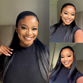 [fey_thulare]'s Special Link NatureMAX™ Pre-do Lagos Hairline Flexi Fit Invisi Drawstring Cap Silky Straight Glueless 13x4 Frontal HD Lace Wig Pre-Cut Lace