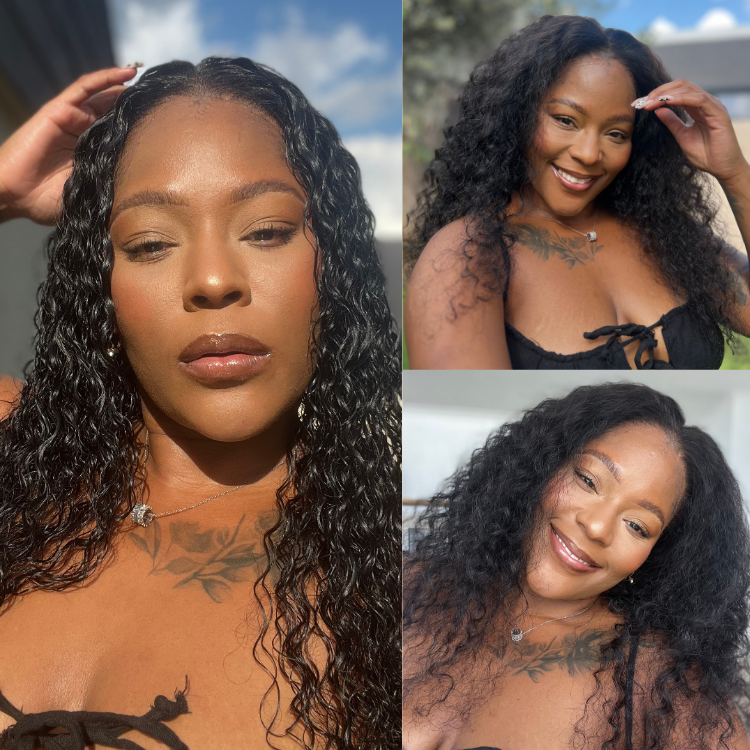 [miss_mashetla]'s Special Link PreMax Wigs | Flexi-Fit Invisi Drawstring Cap 360 HD Lace Water Wave Wig Pre-Cut Lace