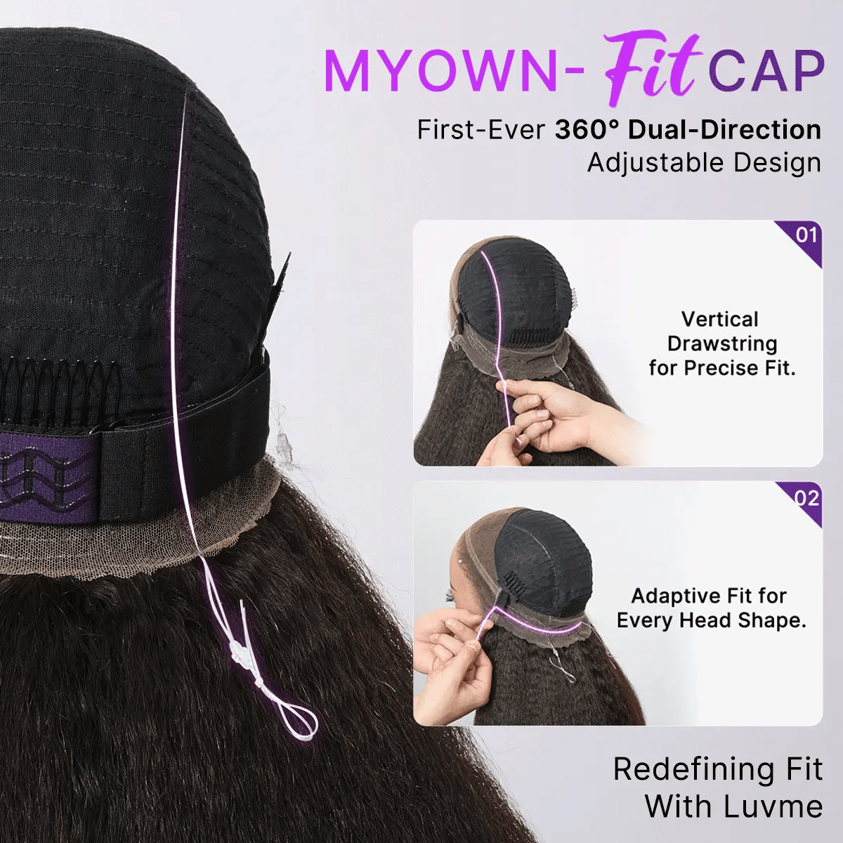[mrsbrealtor_]'s Special Link MyOwn-Fit™ 360 HD Lace Free Parting Water Wave Wig Flexi-Fit Invisi Drawstring Cap & Pre-Cut Lace