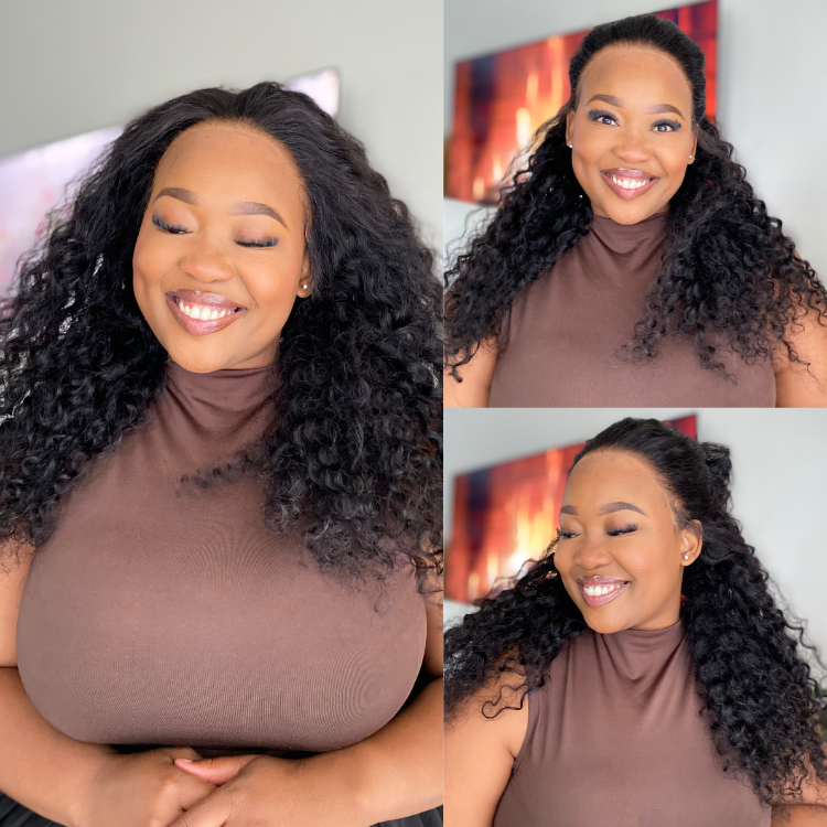 [bukeka.morobe]'s Special Link PreMax Wigs | Flexi-Fit Invisi Drawstring Cap 360 HD Lace Water Wave Wig Pre-Cut Lace