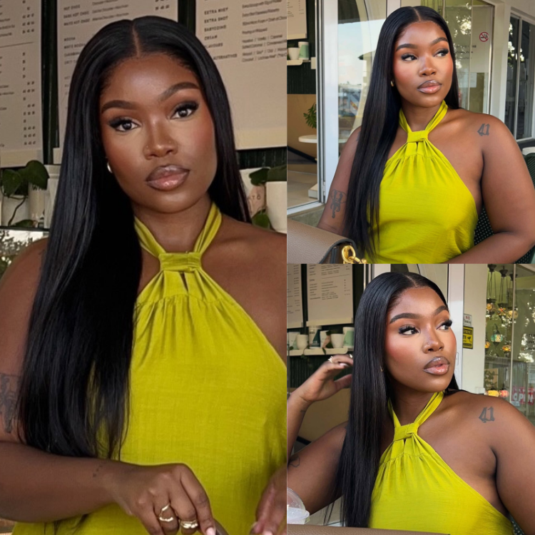 [thandokazii_]'s Special Link NatureMAX™ Pre-do Lagos Hairline Flexi Fit Invisi Drawstring Cap Silky Straight Glueless 13x4 Frontal HD Lace Wig Pre-Cut Lace