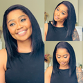 [mimo_mokgosi]'s Special Link NatureMAX™ Pre-do Lagos Hairline Flexi Fit Invisi Drawstring Cap Silky Straight Bob 13x4 Frontal HD Lace Wig Pre-Cut Lace