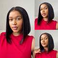 [onaoliphant]'s Special Link NatureMAX™ Pre Lagos Hairline Flexi Fit Invisi Drawstring Cap Silky Straight Bob 13x4 Frontal HD Lace Wig Pre-Cut Lace