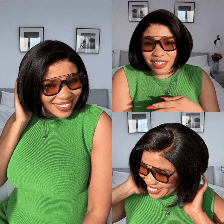 Special Deal I VolumeMAX™ 250% Density ReadytoGo Super Double Drawn Glueless 5x5 Lace Pixie BOB C Part Wig Pre-cut Lace
