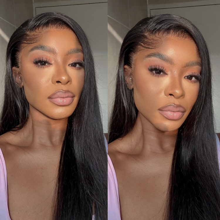 [hlengiwedongo]'s Special Link NatureMAX™ Pre-do Lagos Hairline Flexi Fit Invisi Drawstring Cap Silky Straight Glueless 13x4 Frontal HD Lace Wig Pre-Cut Lace