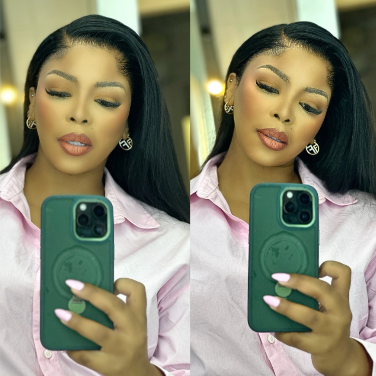 [slee_thebosslady]'s Special Link NatureMAX™ Pre-do Lagos Hairline Flexi Fit Invisi Drawstring Cap Silky Straight Glueless 13x4 Frontal HD Lace Wig Pre-Cut Lace