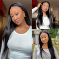 [ange.l_.k]'s Special Link PreMax Wigs - Flexi-Fit Silky Straight Invisi Drawstring Cap & HD Lace & Regular Lace Glueless 13x4 Frontal Lace Human Hair Wig Pre-Cut Lace