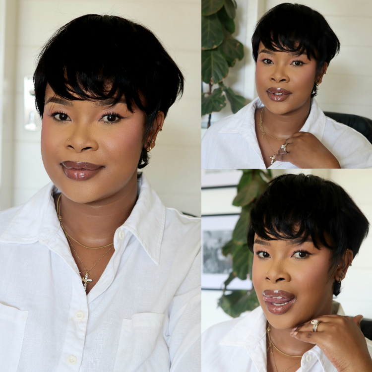[_tumi.n]'s Special Link Throw On & Go Short Cut with Bangs Wig Ultra Comfort Cotton Cap Glueless Wig Hair Loss Friendly
