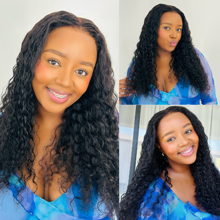[amukelani_02]'s Special Link PreMax Wigs | Flexi-Fit Invisi Drawstring Cap 360 HD Lace Water Wave Wig Pre-Cut Lace
