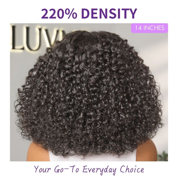 [ayaa_langa]'s Special Link VolumeMAX™ 220% Density ReadytoGo Beginner Friendly Chestnut Brown / Natural Black Glueless 5x5 Closure Lace HD Lace Curly Wig