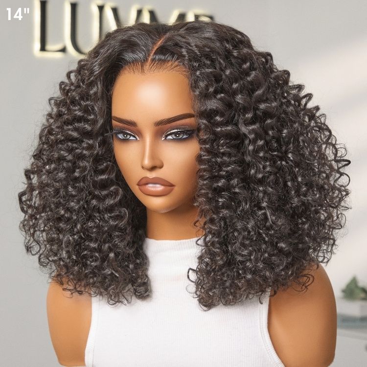 [musaaphesh]'s Special Link VolumeMAX™ 220% Density ReadytoGo Beginner Friendly Chestnut Brown / Natural Black Glueless 5x5 Closure Lace HD Lace Curly Wig