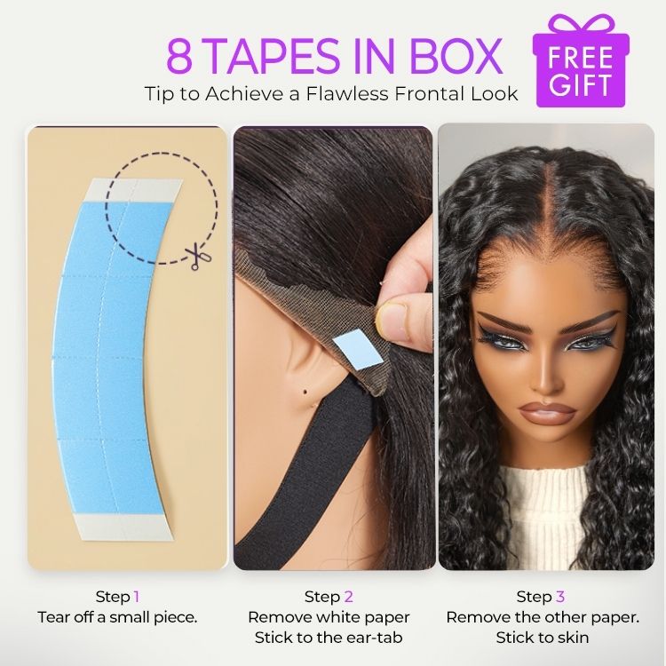 [lesegokhoza_official]'s Special Link Pre-do Lagos Hairline Flexi Fit Invisi Drawstring Cap 200% Density Water Wave Glueless 13x4 Frontal HD Lace Wig Pre-Cut Lace