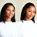 [sharon_gambu]'s Special Link NatureMAX™ Pre-do Lagos Hairline Flexi Fit Invisi Drawstring Cap Silky Straight Bob 13x4 Frontal HD Lace Wig Pre-Cut Lace