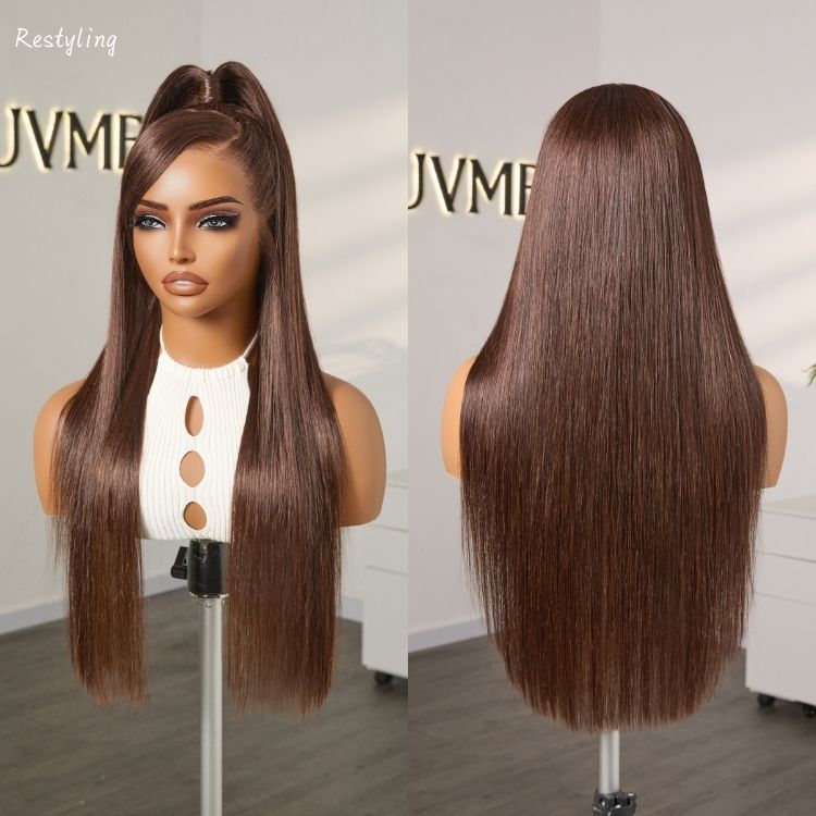 [nomfundo.pkay]'s Special Link PreMax Wigs - Flexi-Fit Silky Straight Invisi Drawstring Cap & HD Lace & Regular Lace Glueless 13x4 Frontal Lace Human Hair Wig Pre-Cut Lace