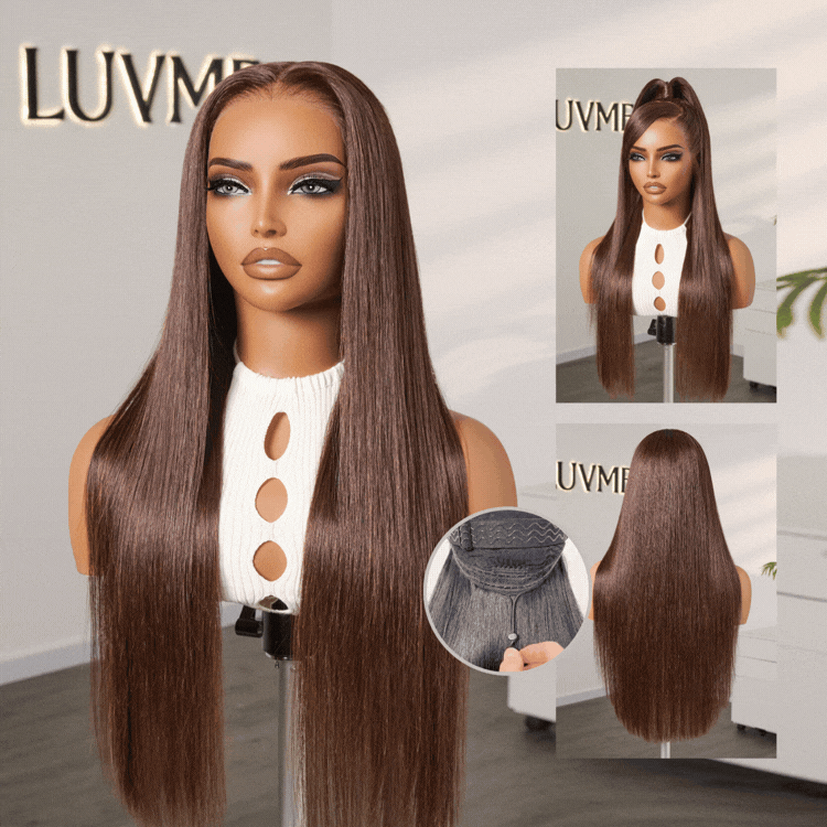 [sphesihle.mchunu]'s Special Link PreMax Wigs - Flexi-Fit Silky Straight Invisi Drawstring Cap & HD Lace & Regular Lace Glueless 13x4 Frontal Lace Human Hair Wig Pre-Cut Lace