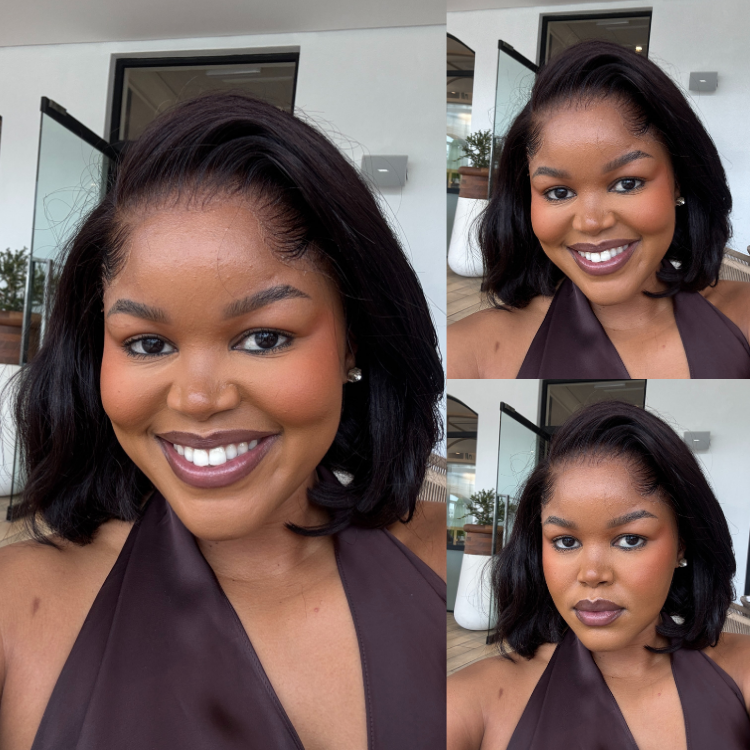 [lesedi.mn]'s Special Link NatureMAX™ Pre-do Lagos Hairline Flexi Fit Invisi Drawstring Cap Silky Straight Bob 13x4 Frontal HD Lace Wig Pre-Cut Lace