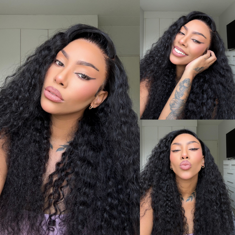 [kayleigh_dupont]'s Special Link PreMax Wigs | Flexi-Fit Invisi Drawstring Cap 360 HD Lace Water Wave Wig Pre-Cut Lace