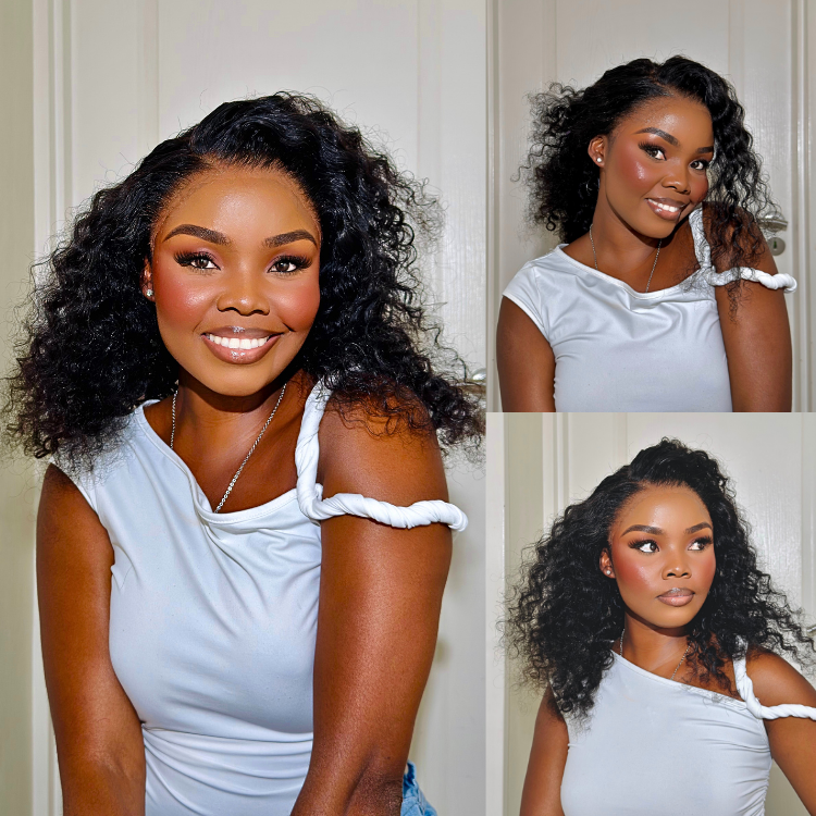 [mpho_pink]'s Special Link PreMax Wigs | Flexi-Fit Invisi Drawstring Cap 360 HD Lace Water Wave Wig Pre-Cut Lace