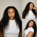 [_leloh]'s Special Link PreMax Wigs | Flexi-Fit Invisi Drawstring Cap 360 HD Lace Water Wave Wig Pre-Cut Lace