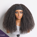 Outlet | Throw On & Go Short Jerry Curl Headband Wig