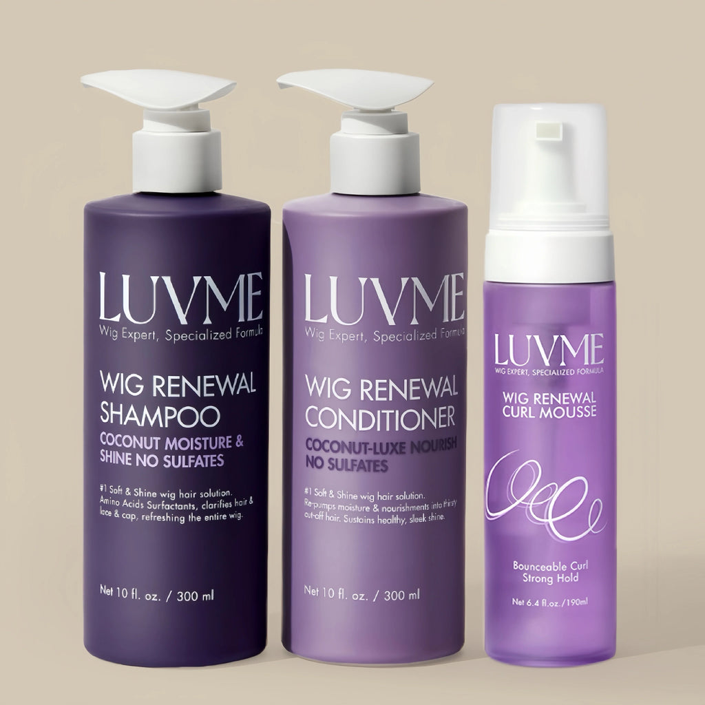 Free Gift Wig Curl Mousse + Wig Renewal Shampoo+Conditioner