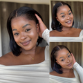 [okuhle_mgoza]'s Special Link NatureMAX™ Pre-do Lagos Hairline Flexi Fit Invisi Drawstring Cap Silky Straight Bob 13x4 Frontal HD Lace Wig Pre-Cut Lace