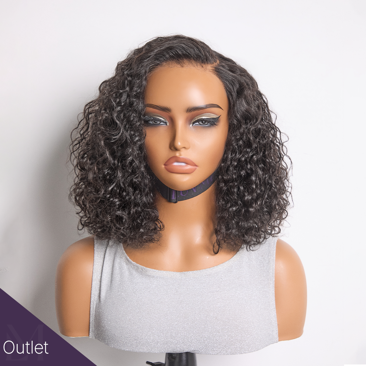 Outlet | Natural Black Water Wave Glueless Minimalist Lace Wig