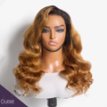 Outlet | Ombre Brown Body Wave Glueless Wig