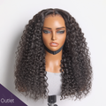 Worth | Trendy Deep Wave Glueless 13x4 Frontal Lace Curly Wig