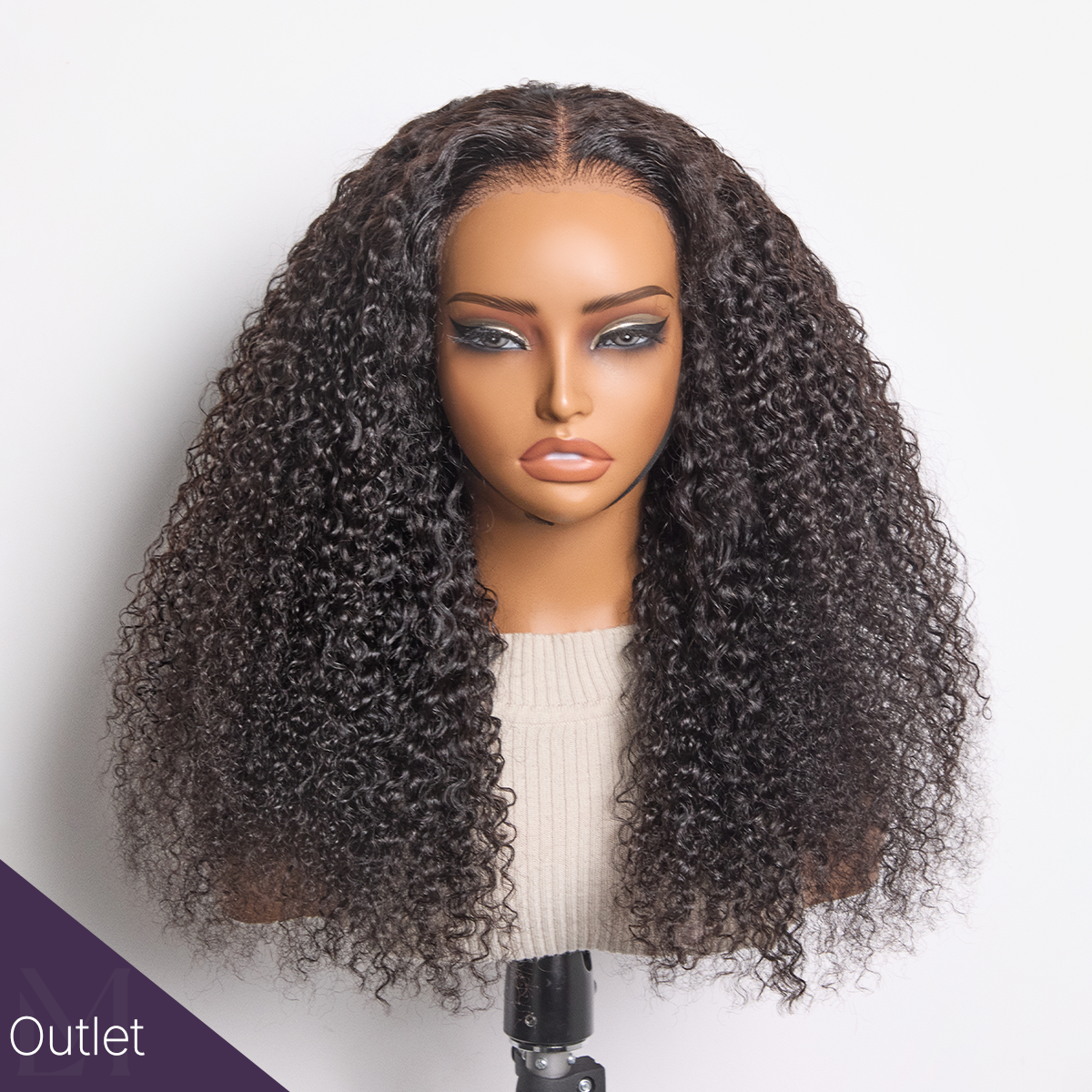 Worth | Classic Natural Black Deep Wave Glueless 5x5 Closure Lace Curly Wig