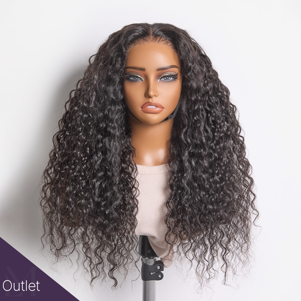 Worth | Effortless Water Wave Snugfit Glueless Frontal Lace Curly Wig 20 Inches