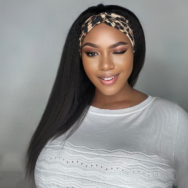 Worth I Natural Affordable Kinky Straight Headband Wig