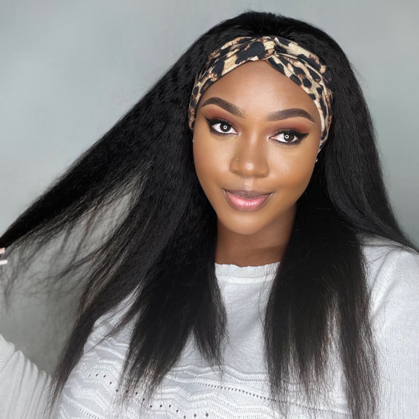 Worth I Natural Affordable Kinky Straight Headband Wig