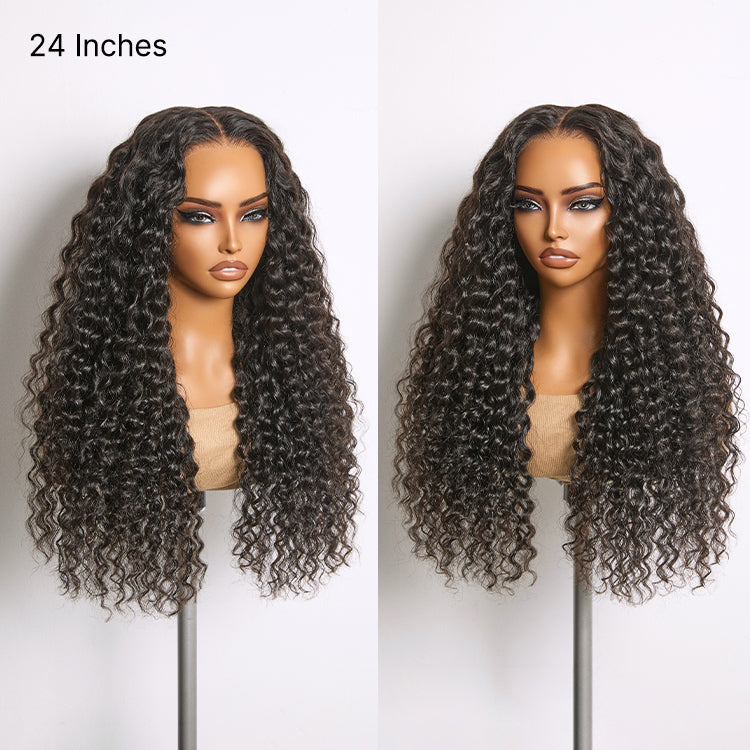 Worth | Effortless Water Wave Snugfit Glueless Frontal Lace Curly Wig 20 Inches