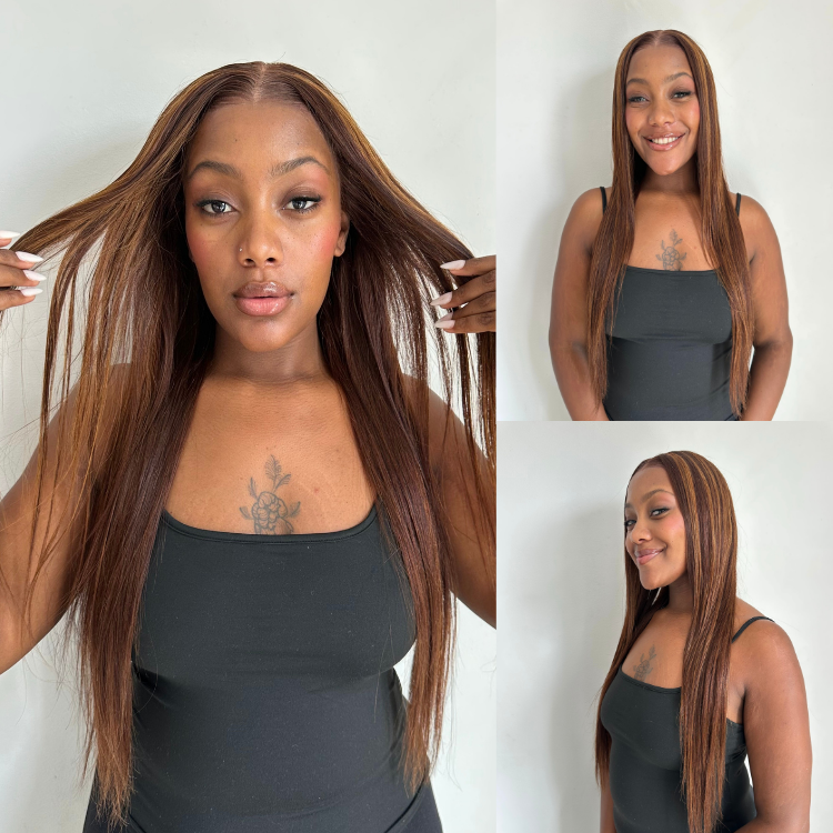 [judy_logan01]'s Special Link PreMax Wigs - Flexi-Fit Silky Straight Invisi Drawstring Cap Honey Blonde Highlight Glueless 13x4 Frontal Lace Human Hair Wig Pre-Cut Lace
