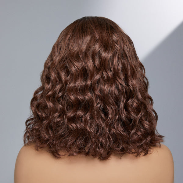 Worth | Chocolate Light Brown Wavy Minimalist HD Lace Glueless C Part