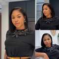 [jennifer_isb_]'s Special Link NatureMAX™ Pre-do Lagos Hairline Flexi Fit Invisi Drawstring Cap Silky Straight Bob 13x4 Frontal HD Lace Wig Pre-Cut Lace