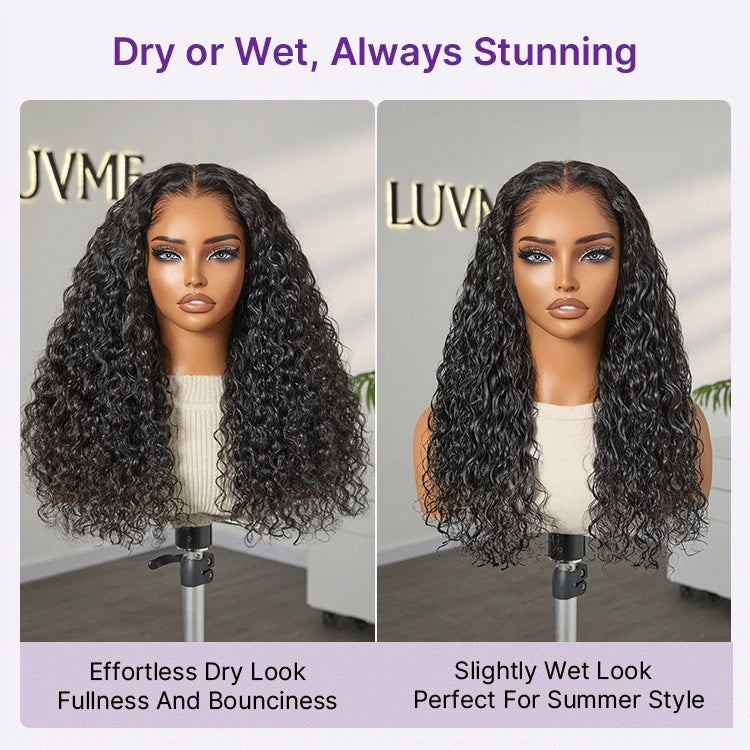 [lesegokhoza_official]'s Special Link Pre-do Lagos Hairline Flexi Fit Invisi Drawstring Cap 200% Density Water Wave Glueless 13x4 Frontal HD Lace Wig Pre-Cut Lace