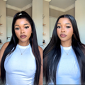 [officialtsatsii_]'s Special Link Pre-do Lagos Hairline Flexi Fit Invisi Drawstring Cap Copper Ombre Highlights Silky Straight Glueless 13x4 Frontal HD Lace Wig Pre-Cut Lace