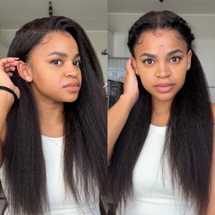 [tshego_chale]'s Special Link MyOwn-Fit™ 360 HD Lace Kinky Straight Wig Flexi-Fit Invisi Drawstring Cap & Pre-Cut Lace